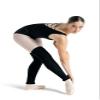 Capezio Harmonie 24" Pamper Legwarmer, Black, One Size view 4