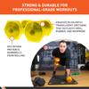 Body Sport Urethane Aerobic Dumbbells, 7.5 lb. (2-Pack) - Premium Hand Weights with Solid Steel Core & Ergonomic Gel Coating for Fitness Training & Strength Building view 2