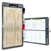 Champion Sports Dry Erase Clipboard for Coaching Volleyball - Whiteboards for Strategizing, Techniques, Plays - 2-Sided Clipboards with Clip - Front Side Full Court - Backside Half Court and Lineup view 1