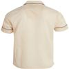 Ten West Apparel Men's 2-Piece Pajama Set with Short Sleeve Shirt and Long Pants, Size Medium , Tan view 3