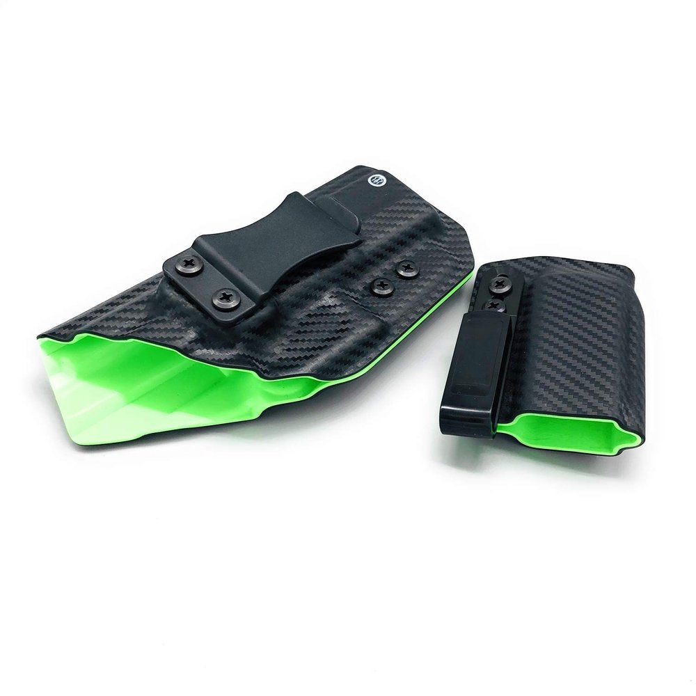 Neptune Concealment Dual Layer IWB Kydex Holster & Mag Pouch for Ruger SR9C - Gemini Series - Veteran Made in USA