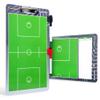 Champion Sports Dry Erase Clipboard for Coaching Lacrosse - Whiteboards for Strategizing, Techniques, Plays - 2-Sided Clipboards with Clip - Front Side Full Field - Backside Half Field and Lineup view 1
