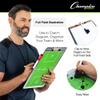Champion Sports Dry Erase Clipboard for Coaching Lacrosse - Whiteboards for Strategizing, Techniques, Plays - 2-Sided Clipboards with Clip - Front Side Full Field - Backside Half Field and Lineup view 4