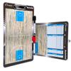 Champion Sports Dry Erase Clipboard for Coaching Basketball - Whiteboards for Strategizing, Techniques, Plays - 2-Sided Clipboards with Clip - Front Side Full Court - Backside Half Court and Lineup view 1
