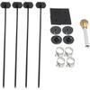 American Volt Universal 8 Pass Aluminum Engine Transmission Oil Cooler 6AN Size Fittings 3/8" Inch Hose Line End Heavy Duty High Performance Truck Trailer Towing Kit view 4