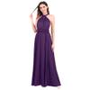 Women Sexy Convertible Transformer Multi-Way Wear Maxi Warp Bandage High Waist V-Neck Dress for Cocktail Bridesmaid Party Wedding Evening Formal Homecoming Clothing Dark Purple L view 4