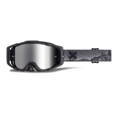 Funn Soljam MTB Enduro DH Goggle, Anti-Fog, Additional Transparent Lens, Bag and Tear-Off Sheets, Black