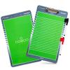 Champion Sports Dry Erase Clipboard for Coaching Football - Whiteboards for Strategizing, Techniques, Plays - 2-Sided Clipboards with Clip - Front Side Full Feild - Backside Play Creation, 10 x 16 view 1