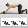 Ab Roller Wheel AGYH Home/Gym Beginner Fitness, Silent Rolling Design Single/Double Wheel Rebound, Lightweight and Portable, Easy to Install (Size : Style 2) view 3
