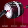 Ab Roller Wheel AGYH Automatic Rebound, Protect The Safety of Beginners, Shape Back, Abdomen, Hips, Arm Muscles, Mute Home/Gym Abdominal Wheel (Color : Purple) view 3