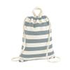 Westford Mill Nautical Drawstring Bag (One Size) (Natural/Gray) view 1