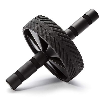 Ab Roller Wheel AGYH Home/Gym Beginner Fitness, Silent Rolling Design Single/Double Wheel Rebound, Lightweight and Portable, Easy to Install (Size : Style 1)
