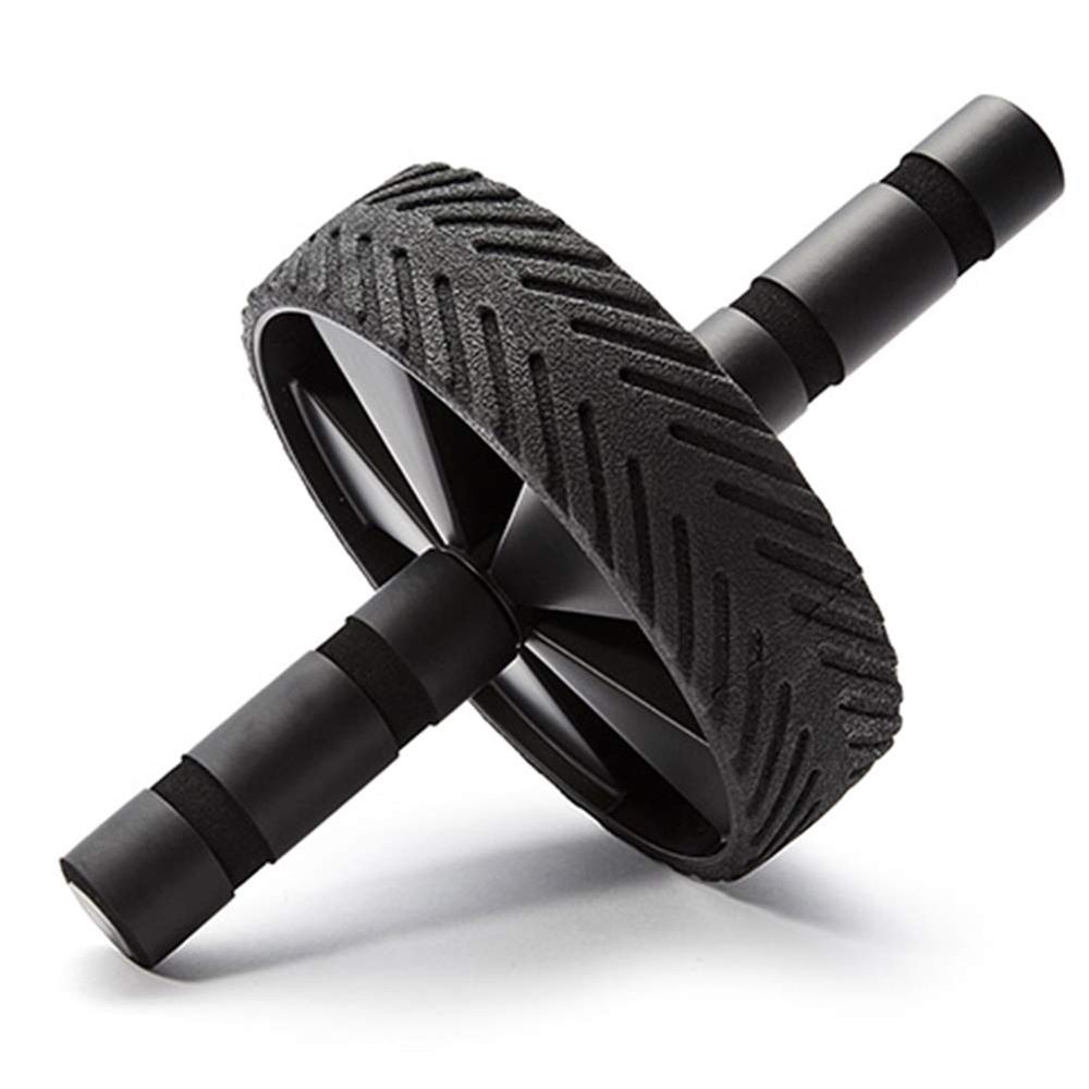 Ab Roller Wheel AGYH Home/Gym Beginner Fitness, Silent Rolling Design Single/Double Wheel Rebound, Lightweight and Portable, Easy to Install (Size : Style 1)