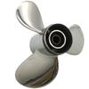 Stainless Steel Propeller 9.9x14 for Mercury 25/28/30HP Outboard 10 Spline Tooth RH Dia 9.9 inch view 1