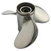 Stainless Steel Propeller 9.9x14 for Mercury 25/28/30HP Outboard 10 Spline Tooth RH Dia 9.9 inch view 4