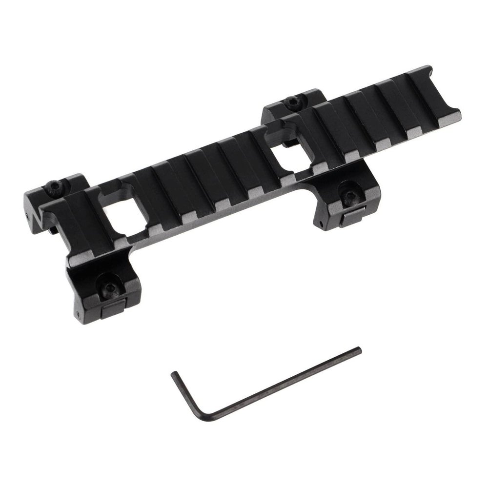 ToopMount Picatinny Rail Mount Picatinny Rail Mount 20mm Rail Scope Long Rail Mount Aluminum Scope Extension Scope Mount with Free Allen Wrench