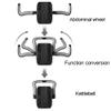 Ab Roller Wheel AGYH Multifunctional, Can Bear 150kg of Gravity, Unisex with Soft Thick Knee Pads, All-Round Exercise Muscles, 4 Colors (Color : Yellow) view 2