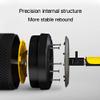 Ab Roller Wheel AGYH Multifunctional, Can Bear 150kg of Gravity, Unisex with Soft Thick Knee Pads, All-Round Exercise Muscles, 4 Colors (Color : Yellow) view 4