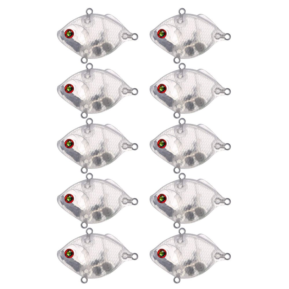 FREE FISHER 25pcs Crankbait Blanks,Blank Fishing Lures Unpainted Blank Minnow Crankbaits Hard Bait Bodies Set 4.7cm 7.6g