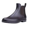 Asgard Women's Ankle Rain Boots Waterproof Chelsea Boots, Dark Brown 38.5 (Size 8) view 1