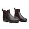 Asgard Women's Ankle Rain Boots Waterproof Chelsea Boots, Dark Brown 38.5 (Size 8) view 4