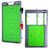 Champion Sports Dry Erase Clipboard for Coaching Soccer - Whiteboards for Strategizing, Techniques, Plays - 2-Sided Clipboards with Clip - Front Side Full Field - Backside Half Field Close-up view 2