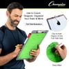 Champion Sports Dry Erase Clipboard for Coaching Soccer - Whiteboards for Strategizing, Techniques, Plays - 2-Sided Clipboards with Clip - Front Side Full Field - Backside Half Field Close-up view 4