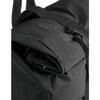 BagBase Reflective Roll-Top Backpack BG138 - Unisex Polycotton Travel Rucksack - Black Reflective view 4