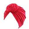 HZUX Fashion Hijabs for Women Muslim Soft Head Headwear India Hat Cancer Chemo Turban Wrap Scarf Cap Wine view 1