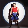 Fearless Classic Satin Pro-Style Boxing Trunks, Premium Lightweight Fight Shorts for Training, Sparring, and Gym Wear, Blue/White, Medium view 4