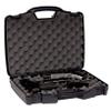 Plano Protector Series Two Pistol Case, Gun Protector with Lockable Latches and Padlock Tabs for Secure Travel, High Density Interlocking Foam,Black view 1