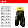 Fearless Classic Satin Pro-Style Boxing Trunks, Premium Lightweight Fight Shorts for Training, Sparring, and Gym Wear, Black/Gold, XX-Large view 4