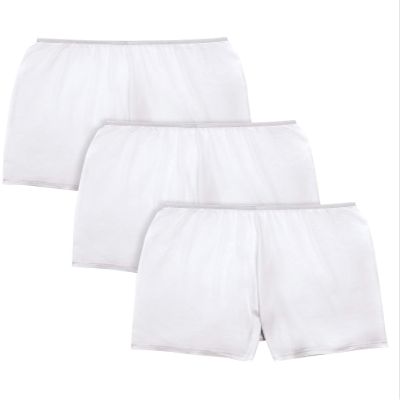 Comfort Choice Plus Size Stretch Cotton Boxer 3-Pack - 14, White Pack