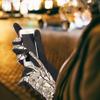 RainCaper Tiffany Magnolia Womens Texting Gloves, Warm Touchscreen Gloves for All-Season Travel, Fashion, Museum & Dressy Wear, One Size view 4
