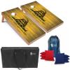 Tailgating Pros Regulation Cornhole Boards Flag Set - Includes 8 Bean Bags, Carrying Cases, and 4'x2' Corn Hole Toss Game view 1