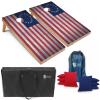 Tailgating Pros Regulation Cornhole Boards Flag Set - Includes 8 Bean Bags, Carrying Cases, and 4'x2' Corn Hole Toss Game view 1