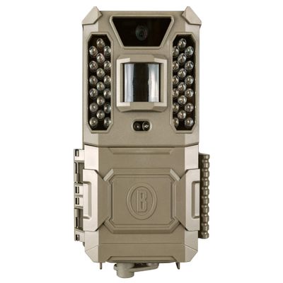 Bushnell Prime Low Glow Trail Camera - 24MP Image Quality, 1080p HD Video, Advanced Sensor Technology for Clear Nighttime Captures, Brown