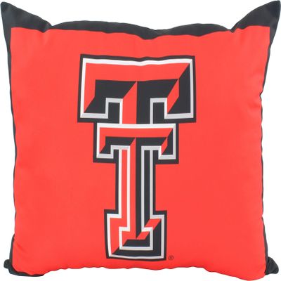 College Covers Everything Comfy Texas Tech Red Raiders 20" x 28" Fully Stuffed Big Logo Pillow