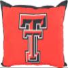 College Covers Everything Comfy Texas Tech Red Raiders 20" x 28" Fully Stuffed Big Logo Pillow view 1