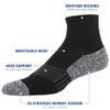 Gildan Men's Active Strategic Cushion Ankle Socks, Multipairs, Black/Slate (6-Pairs), Shoe Size: 6-12 view 2
