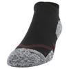 Gildan Mens Strategic Cushion No Show Socks with Tab Back, Black/Grey/Merlot, Shoe Size: 6-12 view 3
