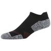 Gildan Mens Strategic Cushion No Show Socks with Tab Back, Black/Grey/Merlot, Shoe Size: 6-12 view 4