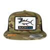 Buck-Eye Pill Patch Tropic Multicam Unisex Trucker Hat view 2