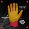 BRUCE BOLT Original Series Short Cuff Red Batting Glove - Red XXLarge view 3