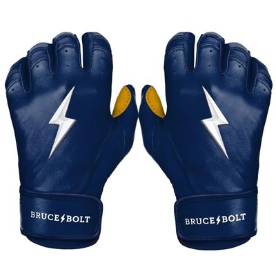BRUCE BOLT Original Series Short Cuff Navy Batting Glove - Navy XXLarge