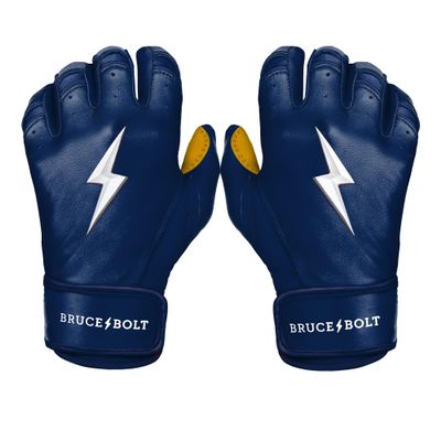 BRUCE BOLT Original Series Short Cuff Navy Batting Glove - Navy Small