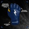 BRUCE BOLT Original Series Short Cuff Navy Batting Glove - Navy Small view 2