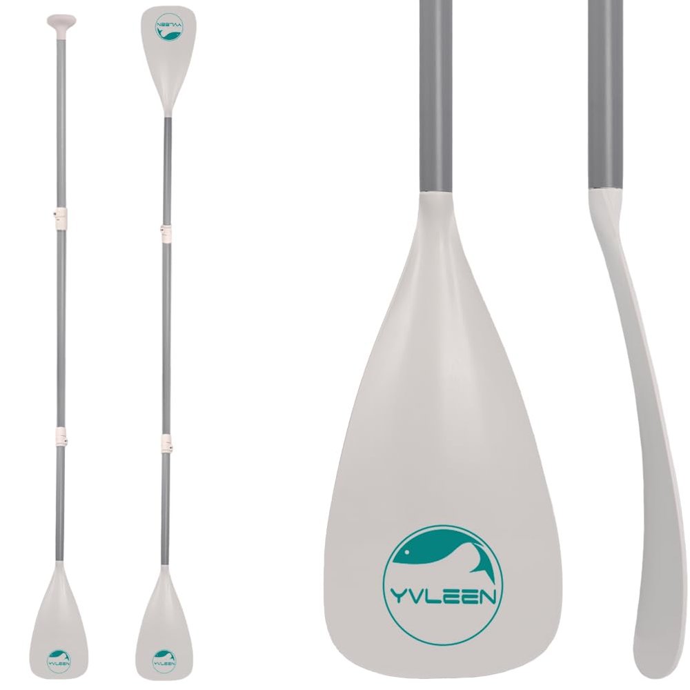 YVLEEN SUP Paddle Board PaddleStand up Paddleboard Paddles Adjustable Aluminum 4-Piece Floating Kayak PaddleConvertible Paddle