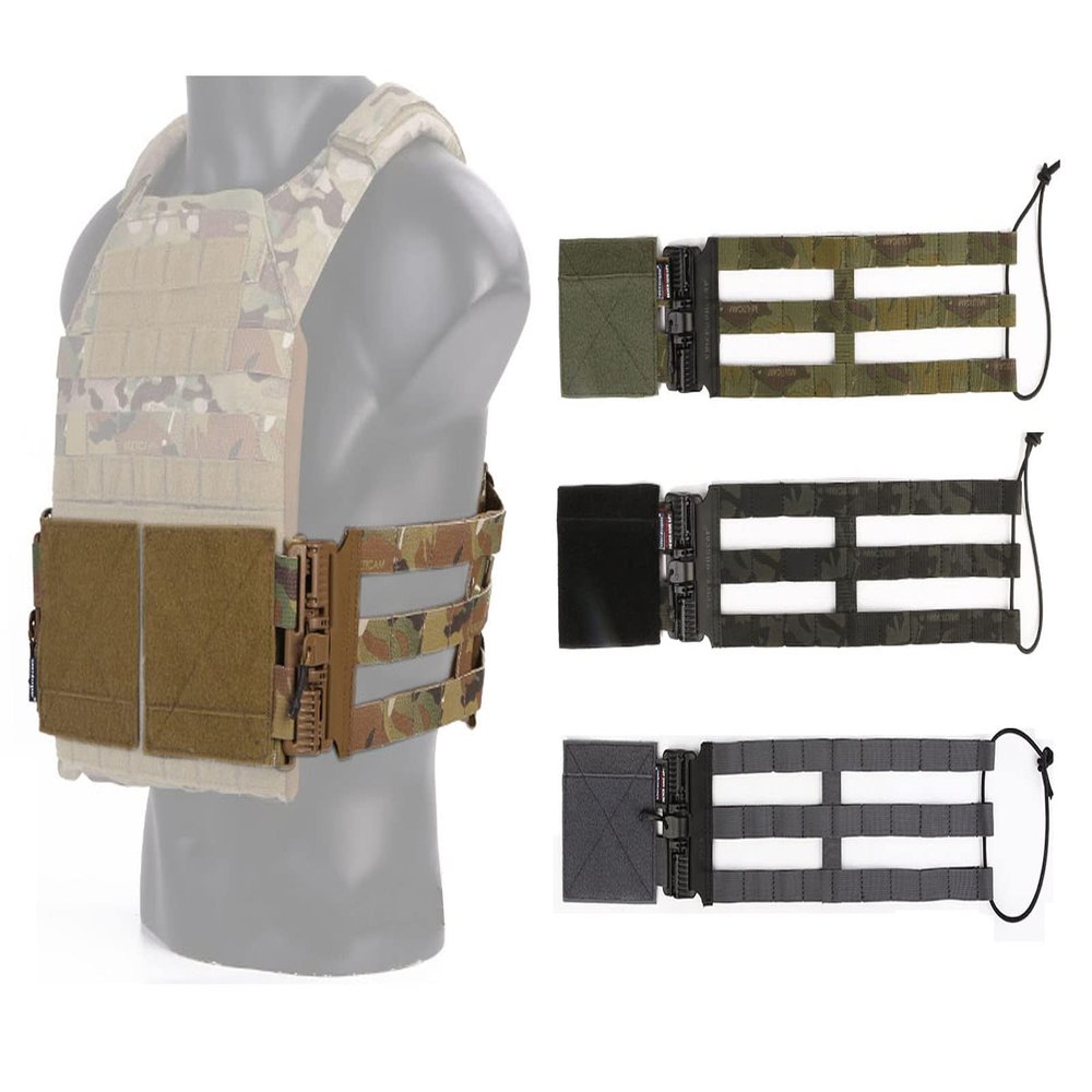 Elite Tribe Emerson Tactical Cummerbund Quick Release Mounting Strap For Vest JPC/419/420 (US, Alpha, One Size, Regular, Regular, Multicam Black)