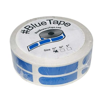 Real Bowlers Tape Blue Roll of 500-1/2 Inch